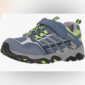 Merrell Kids' Moab FST Low Alternative Closure Waterproof Hiking Shoe